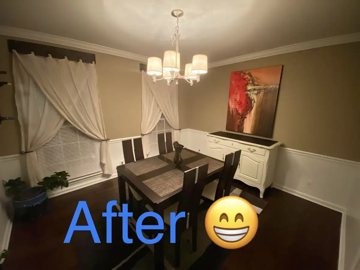 Professional dining room restoration after water damage in Pequea
